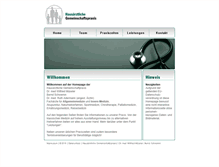 Tablet Screenshot of hausarztzentrum-duesseldorf-sued.de